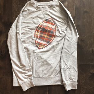NWOT Football Sweatshirt Tunic